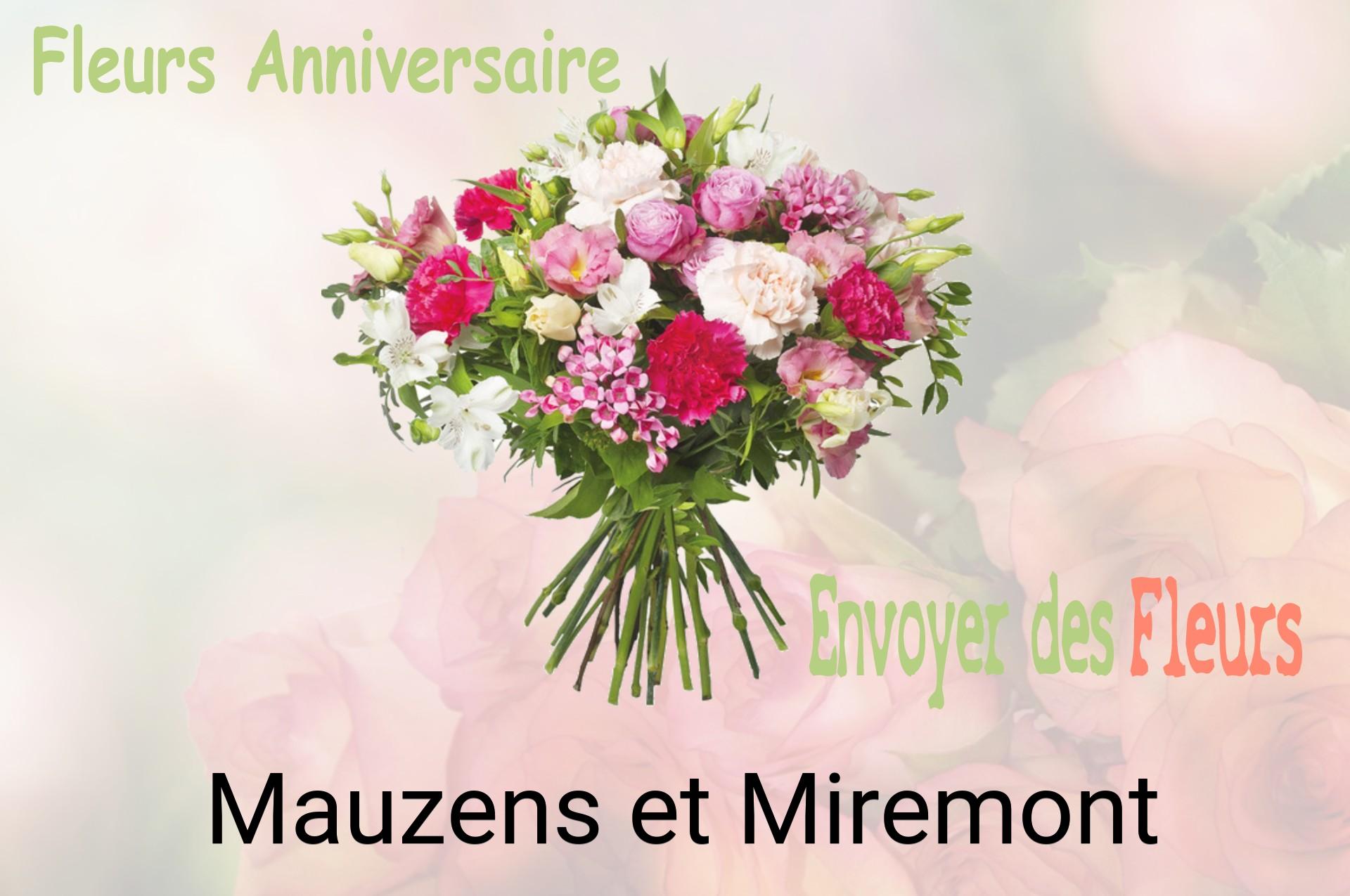 Bouquet de fleurs d’anniversaire livré à Mauzens-et-Miremont
